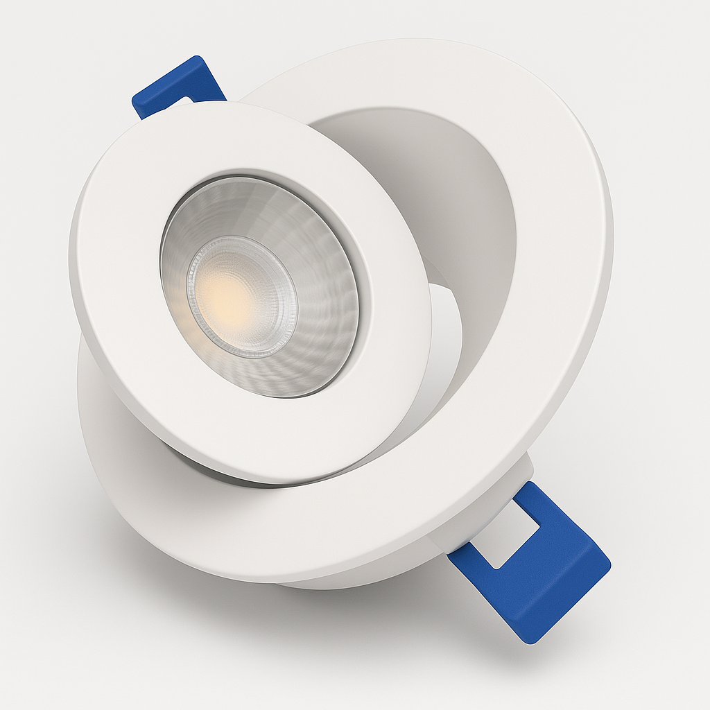 4" Gimbal LED Pot Light – 360° Adjustable | 5CCT + IC Rated 