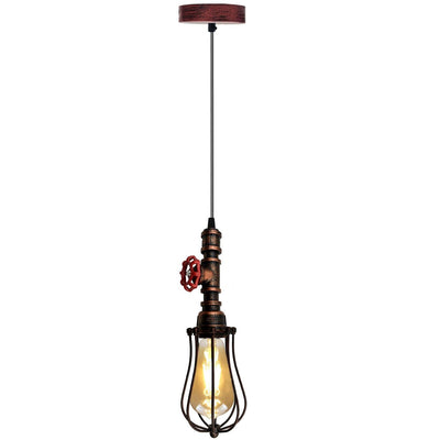 Industrial Balloon Cage Water Pipe Ceiling Light ~1378 