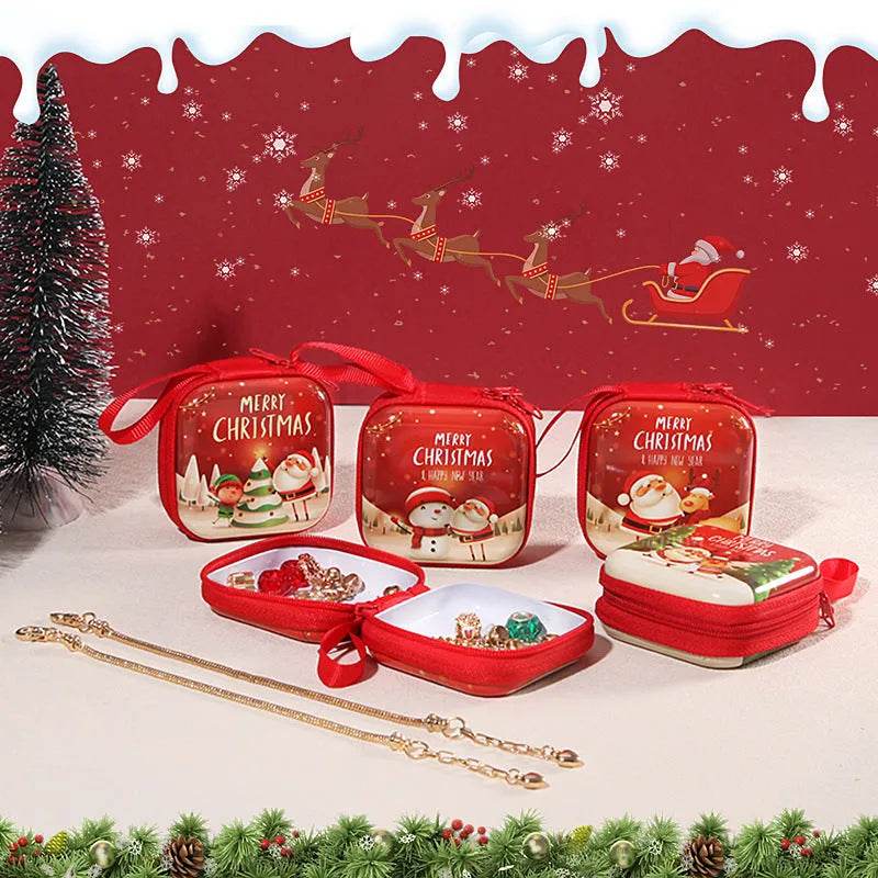 Christmas Stockings Diy Children's David's Deer Snowman Pendant Bracelet Suit 