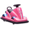 Qaba Bumper Car for Kids, 6V Battery Powered Bumping Car with 360 Degree Spin, Dual Motors, Music, for 3-8 Years, Pink
