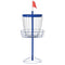 Soozier 24-Chain Portable Practice Basket for Disc Golf Target Stand Easy Assembly & Lightweight Basket w/ Carry Bag, Deep Blue