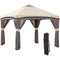 Outsunny 10x10 Pop Up Canopy with Netting & Storage Bag, Adjustable Height - Perfect for Parties, Garden, Patio