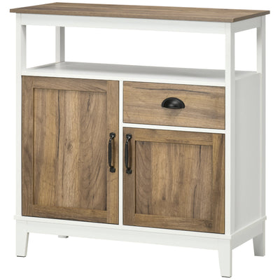HOMCOM Storage Cabinet, Freestanding Sideboards and Buffets with Doors, Drawer for Dining Room, Living Room, Bedroom 