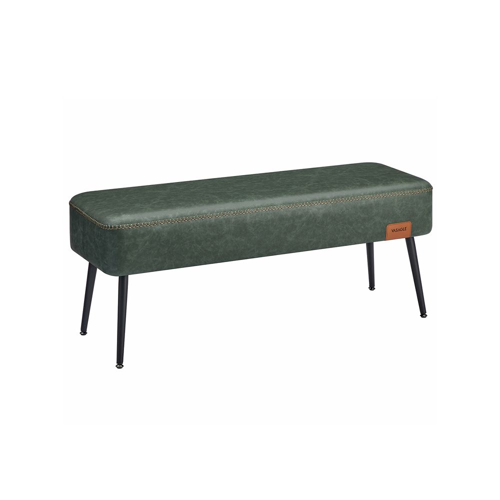 VASAGLE EKHO Collection - Ottoman Bench with Steel Legs 