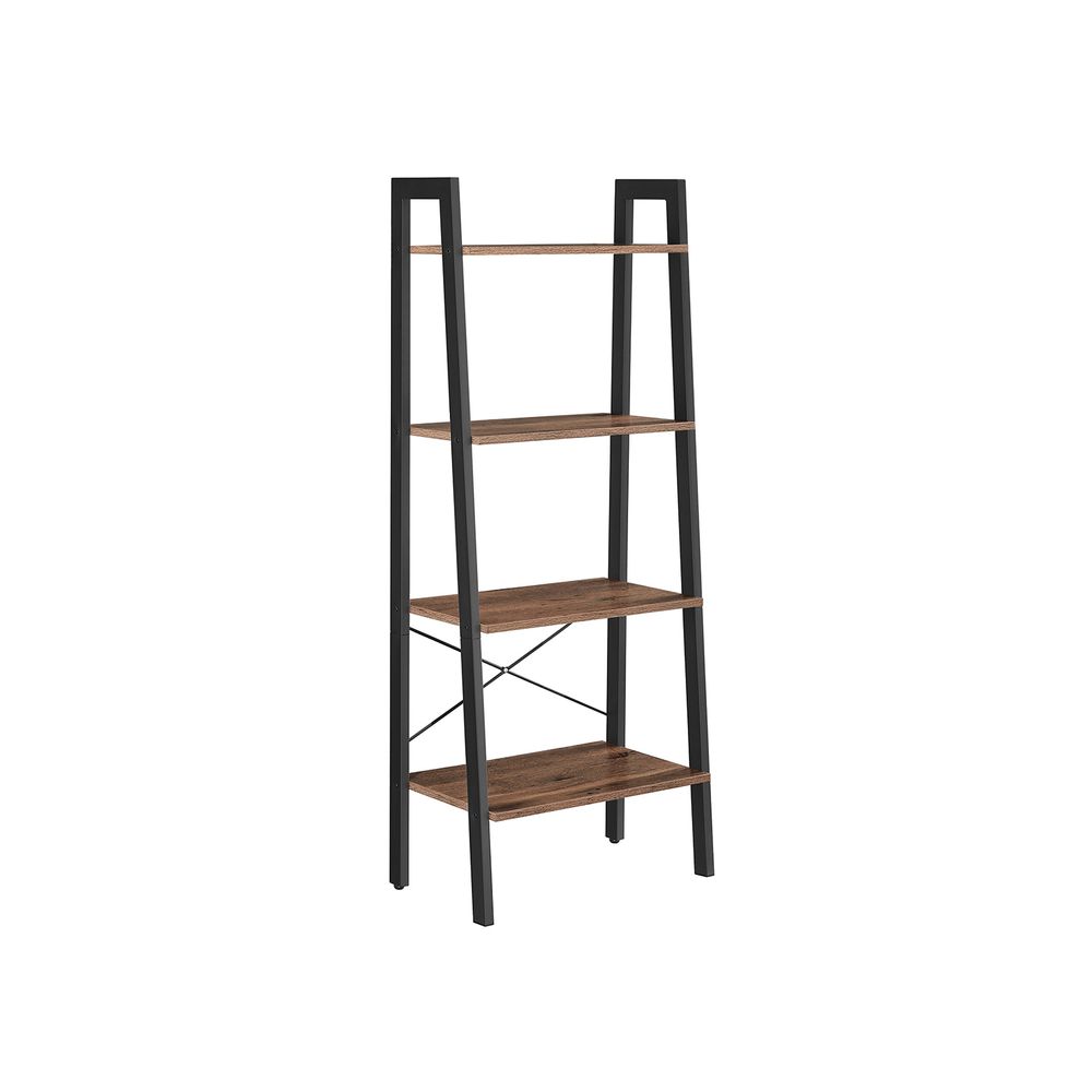 VASAGLE 4-Tier Ladder Shelf with Steel Frame 
