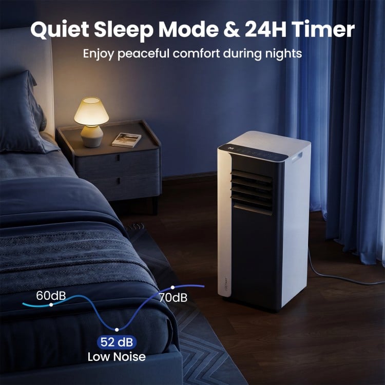 8000 BTU  3 in 1 Portable Air Conditioner with Fan and Dehumidifier Model