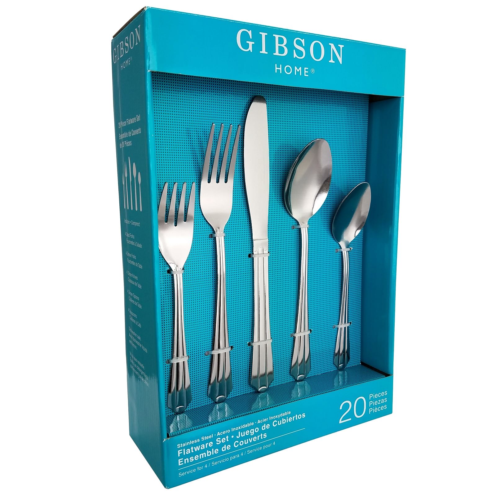 Gibson Montiero 20-Piece Flatware Set - Free Shipping