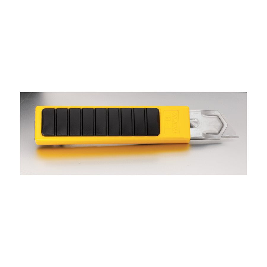 Utility Knife 25mm Heavy Duty with Rubber Handle & Ratchet Lock H-1 