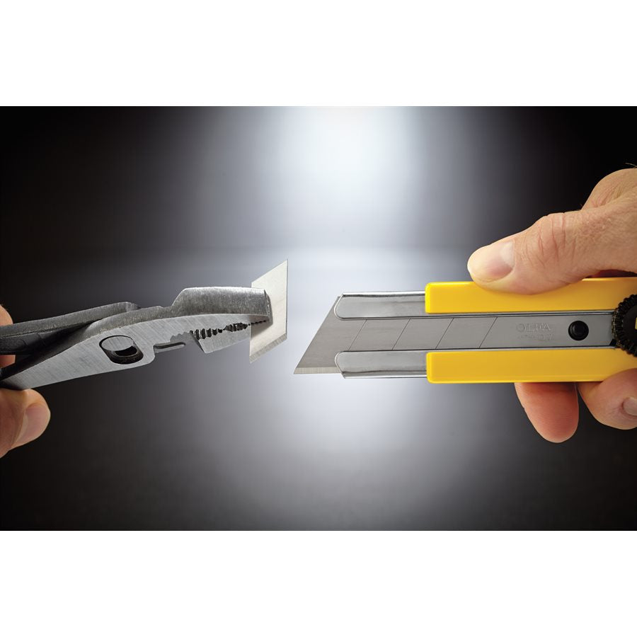Utility Knife 25mm Heavy Duty with Rubber Handle & Ratchet Lock H-1 