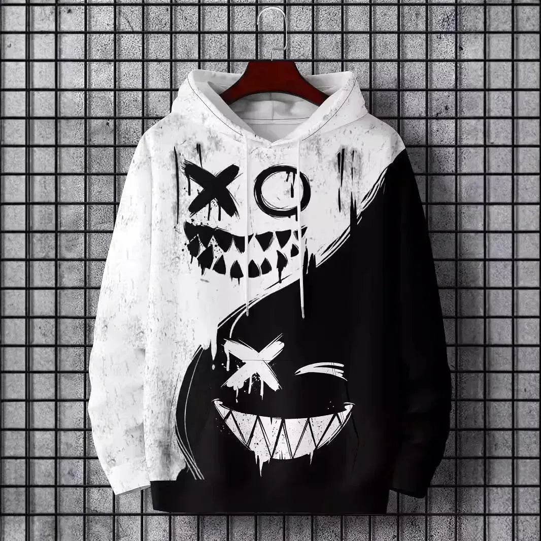 Autumn Winter Halloween Inspired Hoodie Sweatshirt Pullover tops for men 
