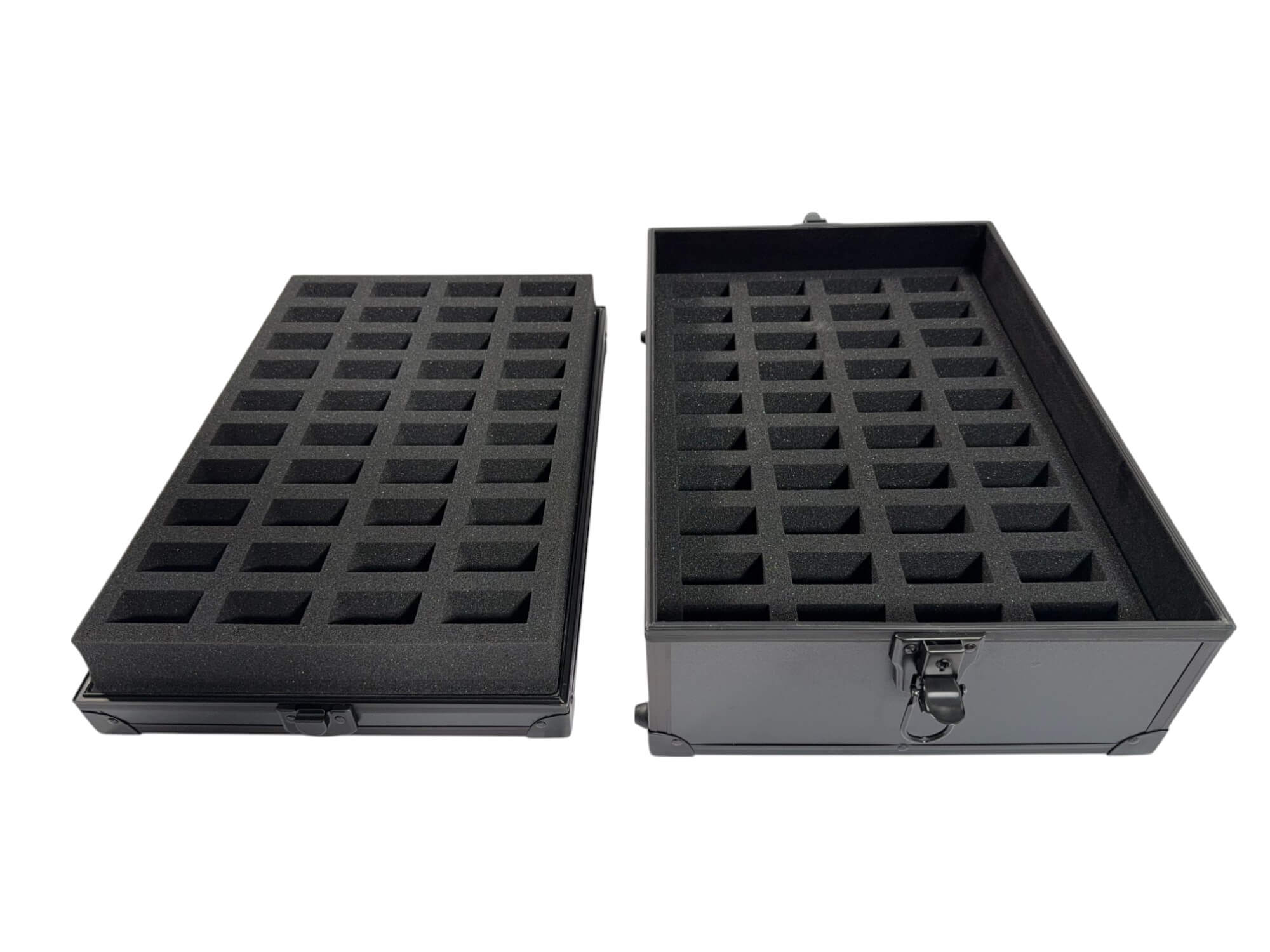 80-Slot Miniature Storage Case with Customizable Foam 