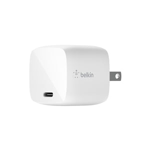 Belkin BoostCharge 30W USB-C Power Delivery GaN Wall Charger - Power Adapter 