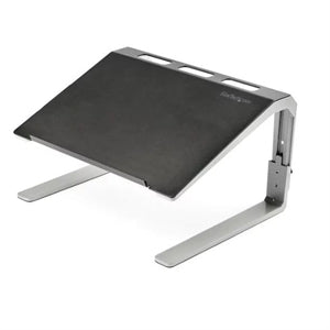 Adjustable Laptop Stand - Heavy Duty Steel & Aluminum - 3 Height Settings - Tilted - Ergonomic Laptop Riser for Desk (LTSTND) 