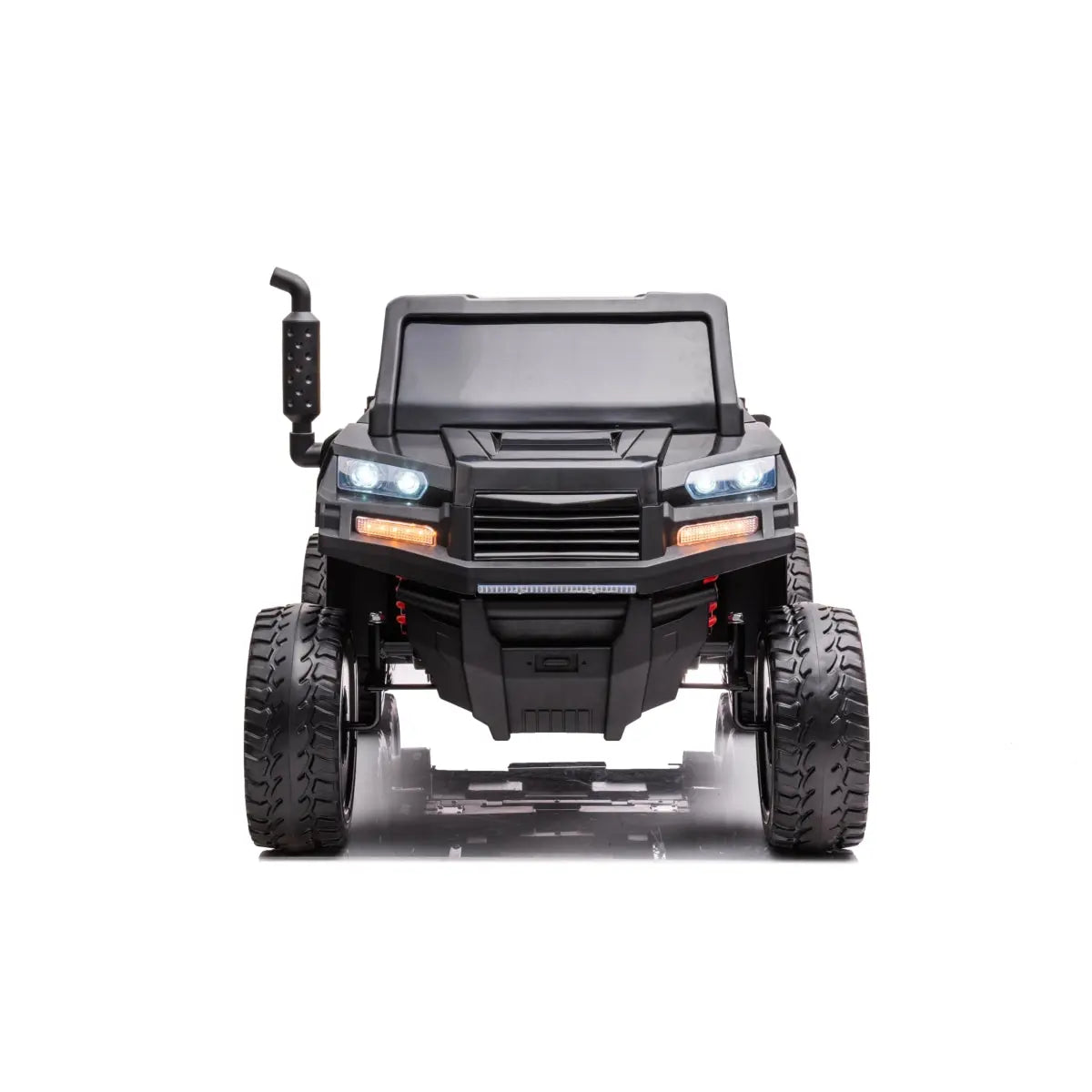 24V 6 Wheeler Freddo Tractor Trailer 2 Seater Ride-on with Dump Cart and Parental Remote 