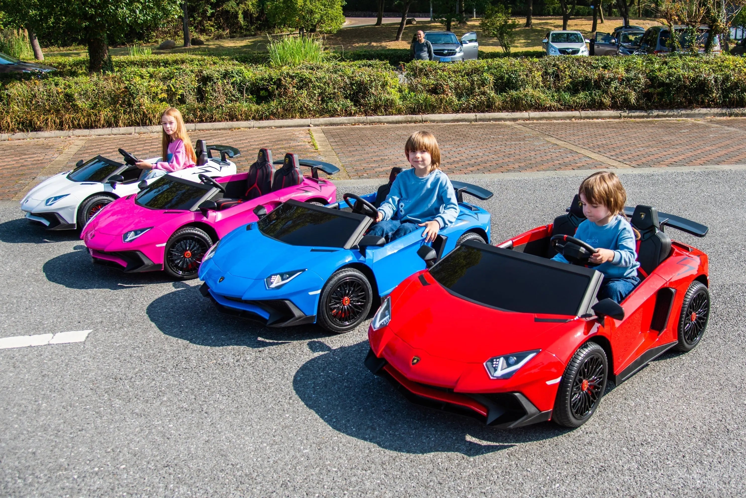 24V Lamborghini Aventador 2 Seater Ride On Car for Kids: Advanced Brushless Motor & Differential for High-Octane Fun 
