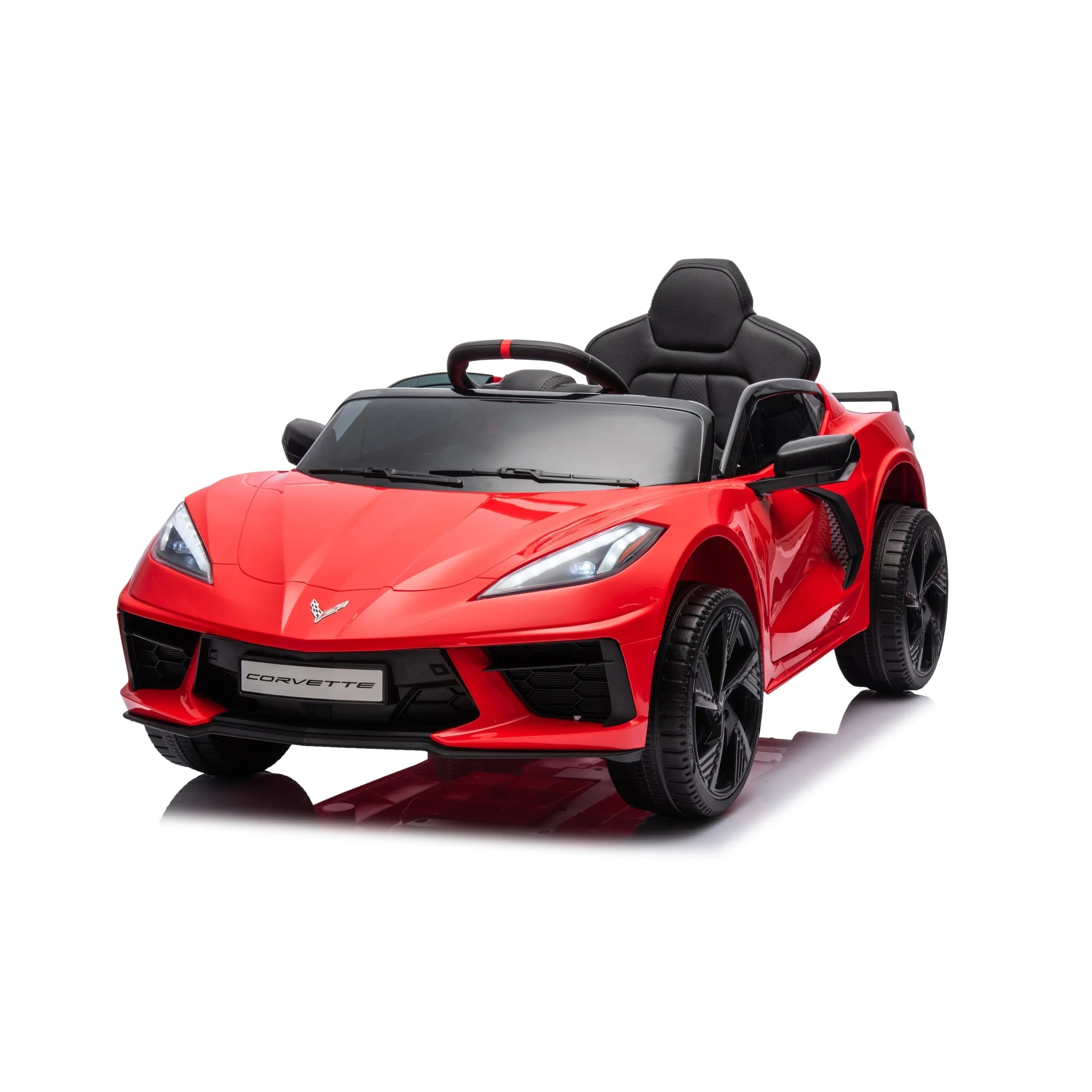 12V Chevrolet Corvette C8 1-Seater Kids Ride-On Car 