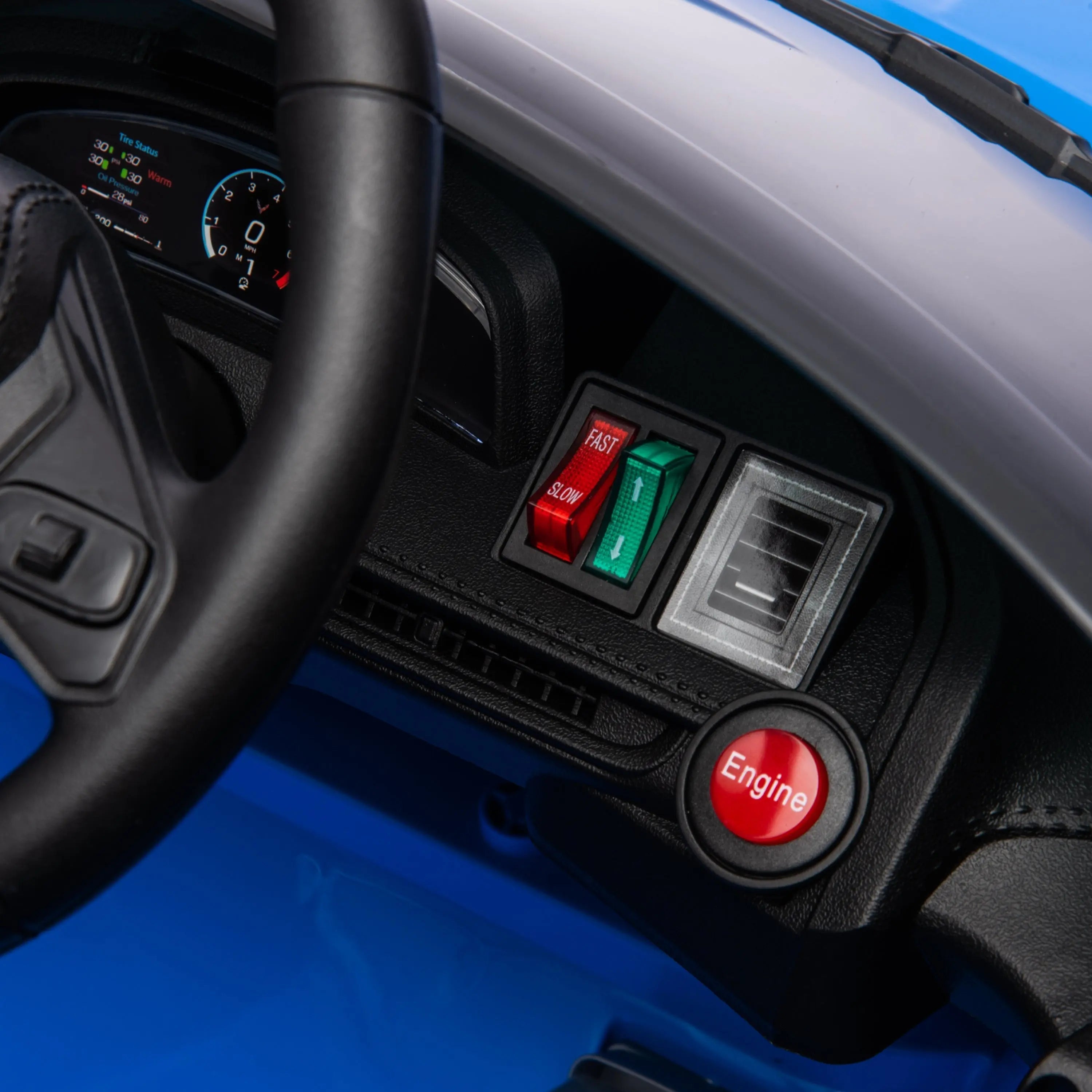 12V Chevrolet Corvette C8 1-Seater Kids Ride-On Car 