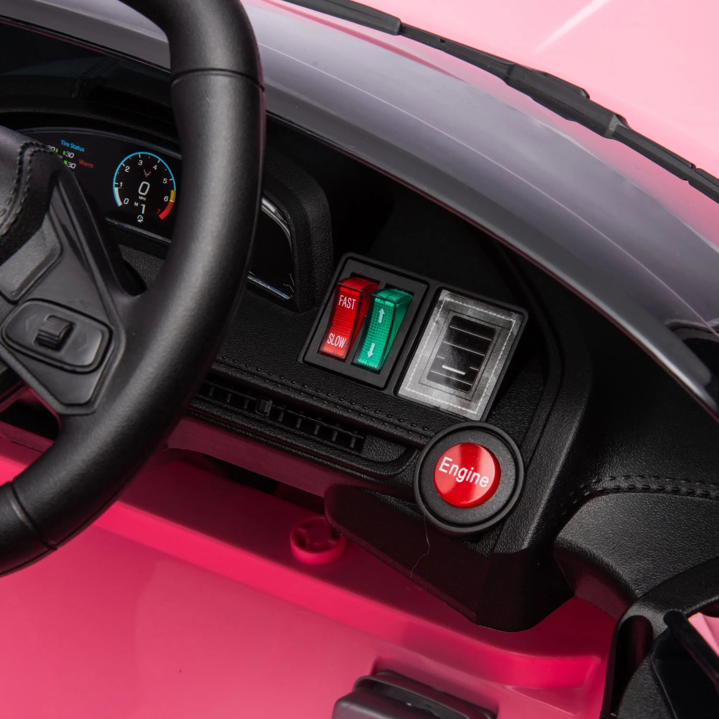 12V Chevrolet Corvette C8 1-Seater Kids Ride-On Car 