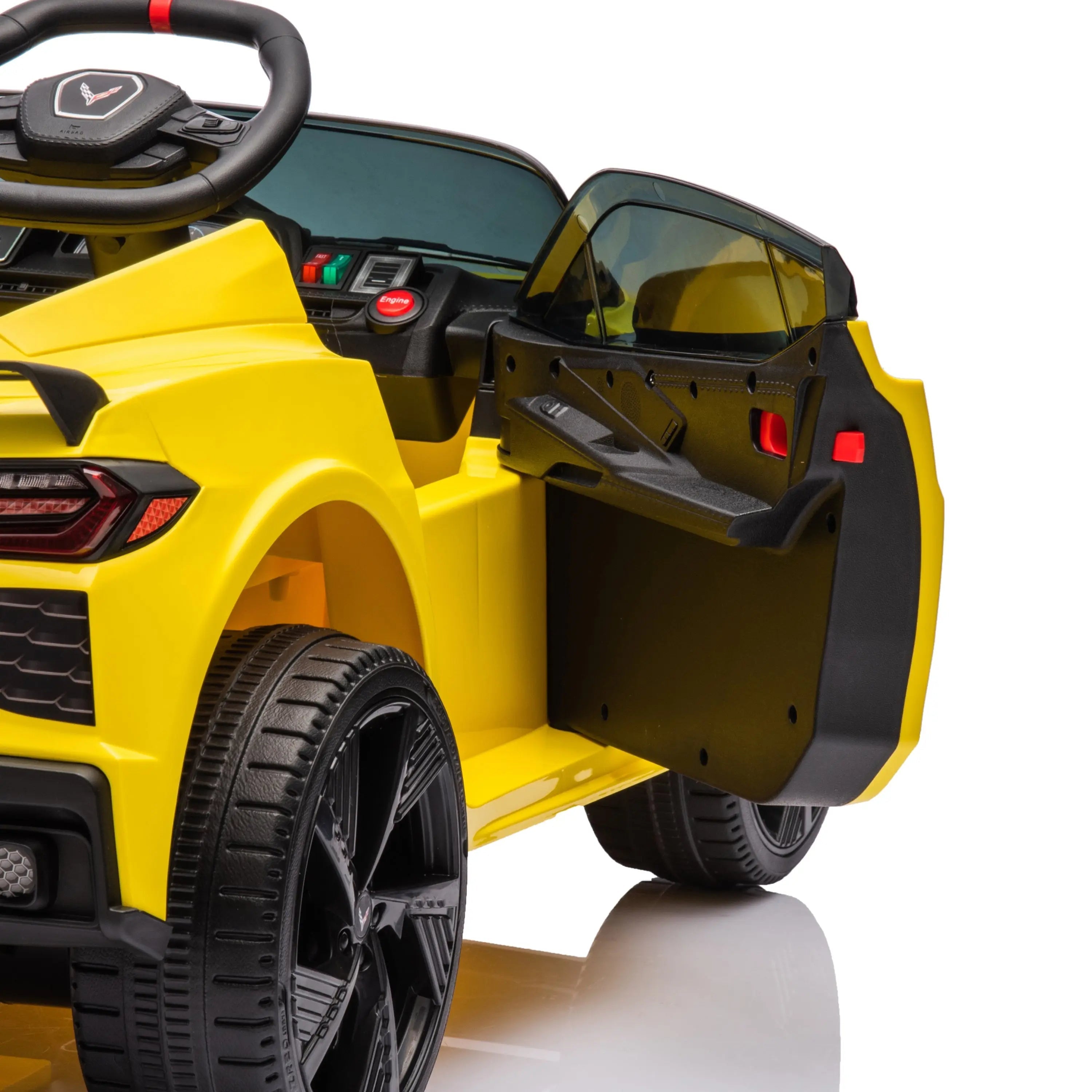 12V Chevrolet Corvette C8 1-Seater Kids Ride-On Car 
