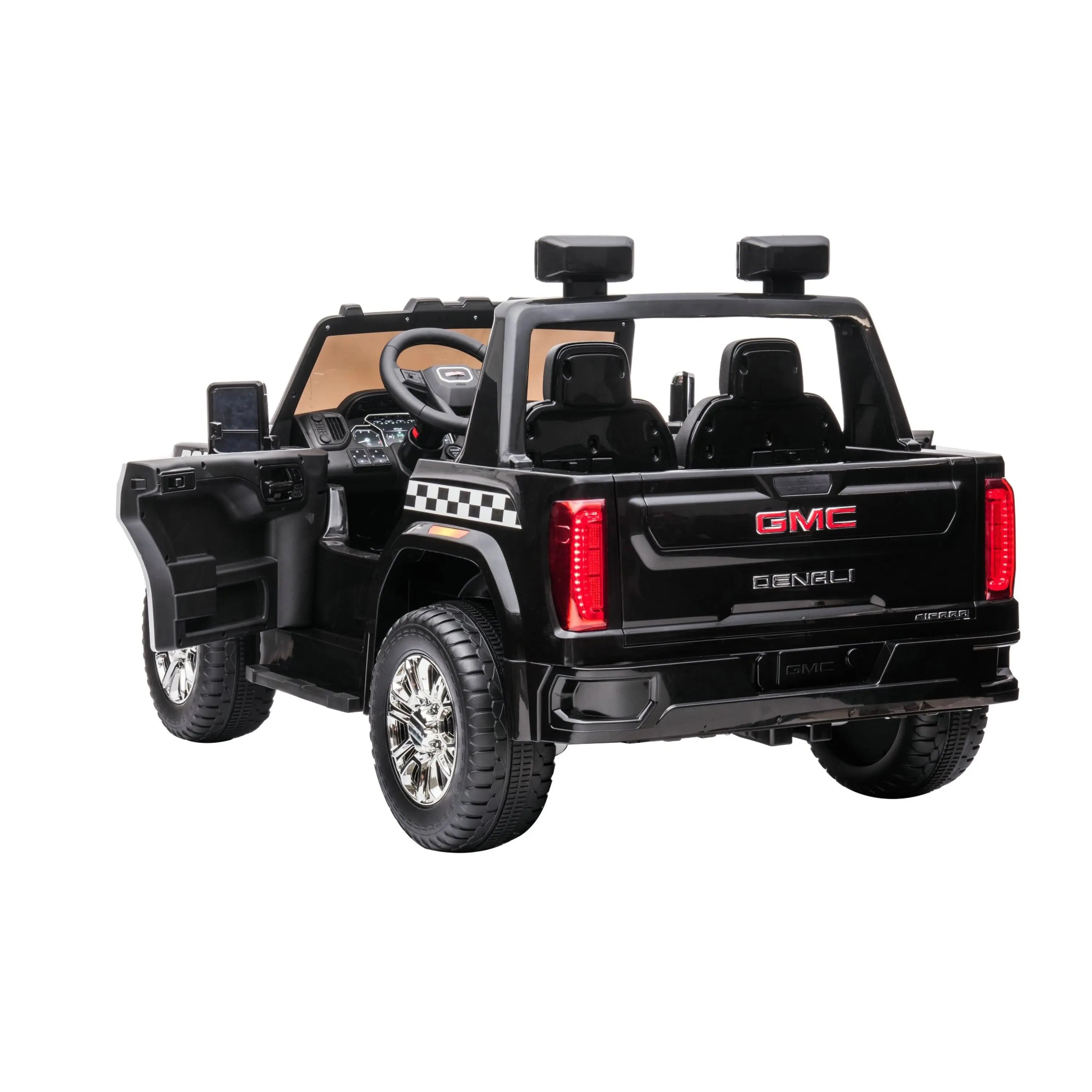 24V GMC Sierra Denali 2 Seater Police Ride-On Truck 