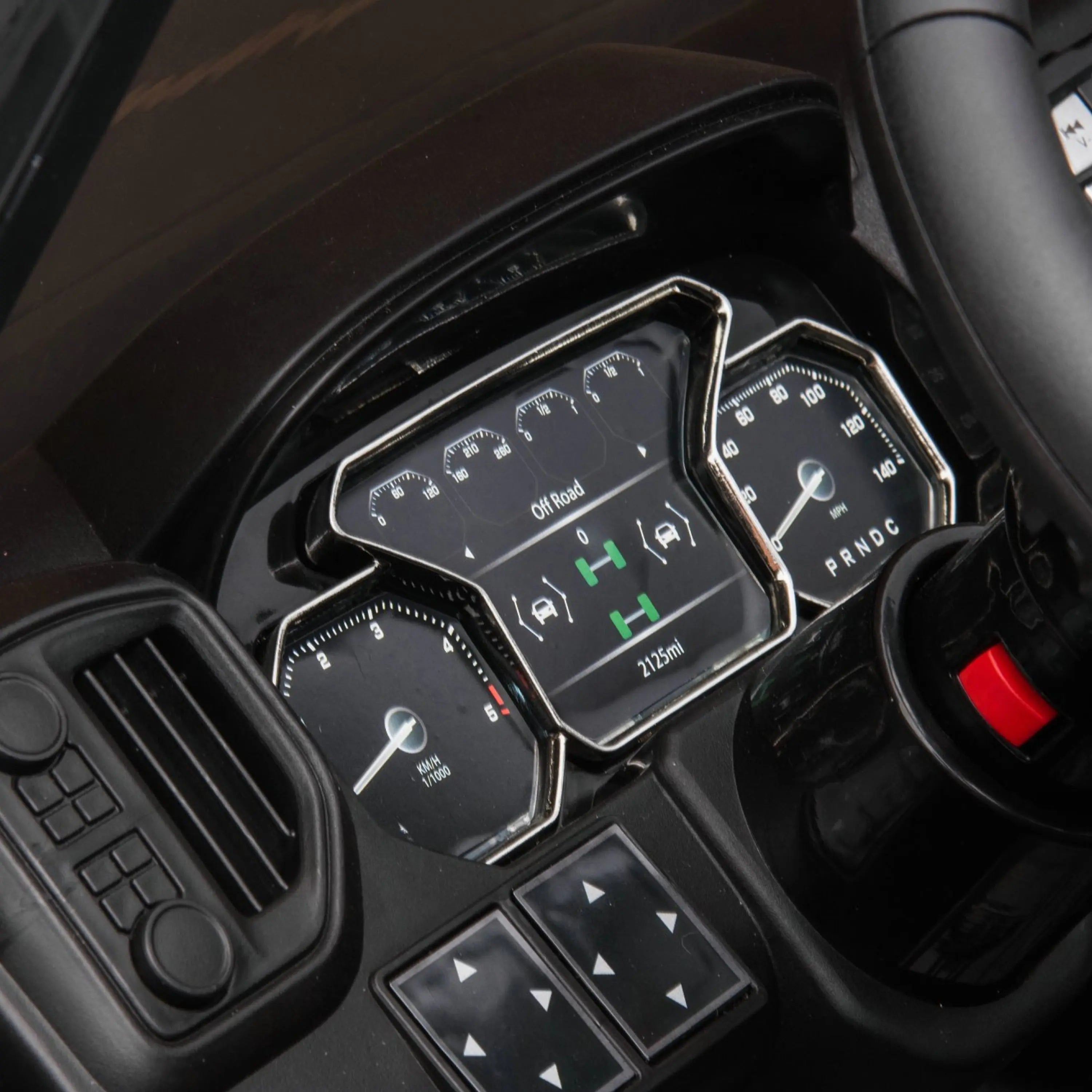 24V GMC Sierra Denali 2 Seater Police Ride-On Truck 