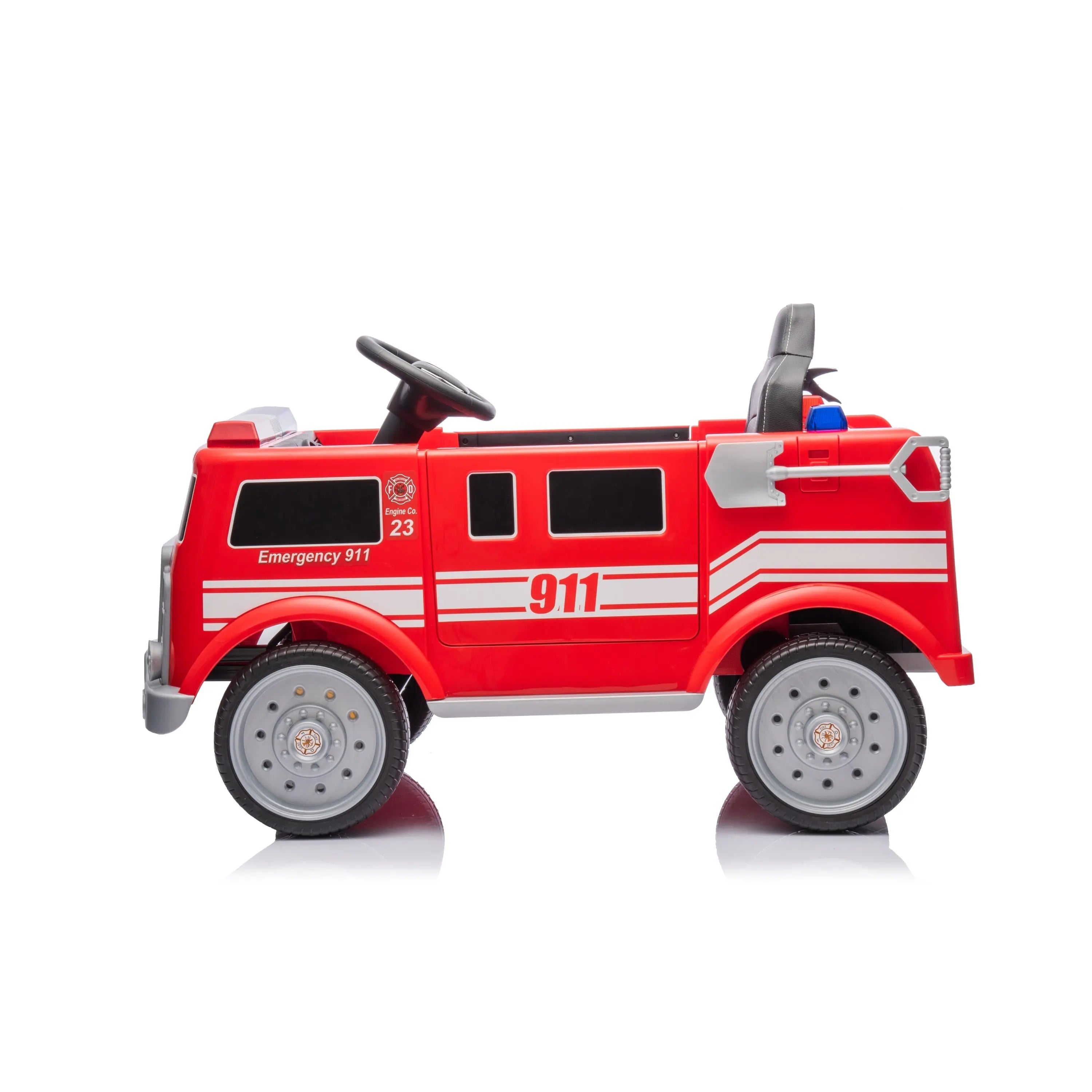 12V Freddo Fire Truck 1 Seater Ride on 
