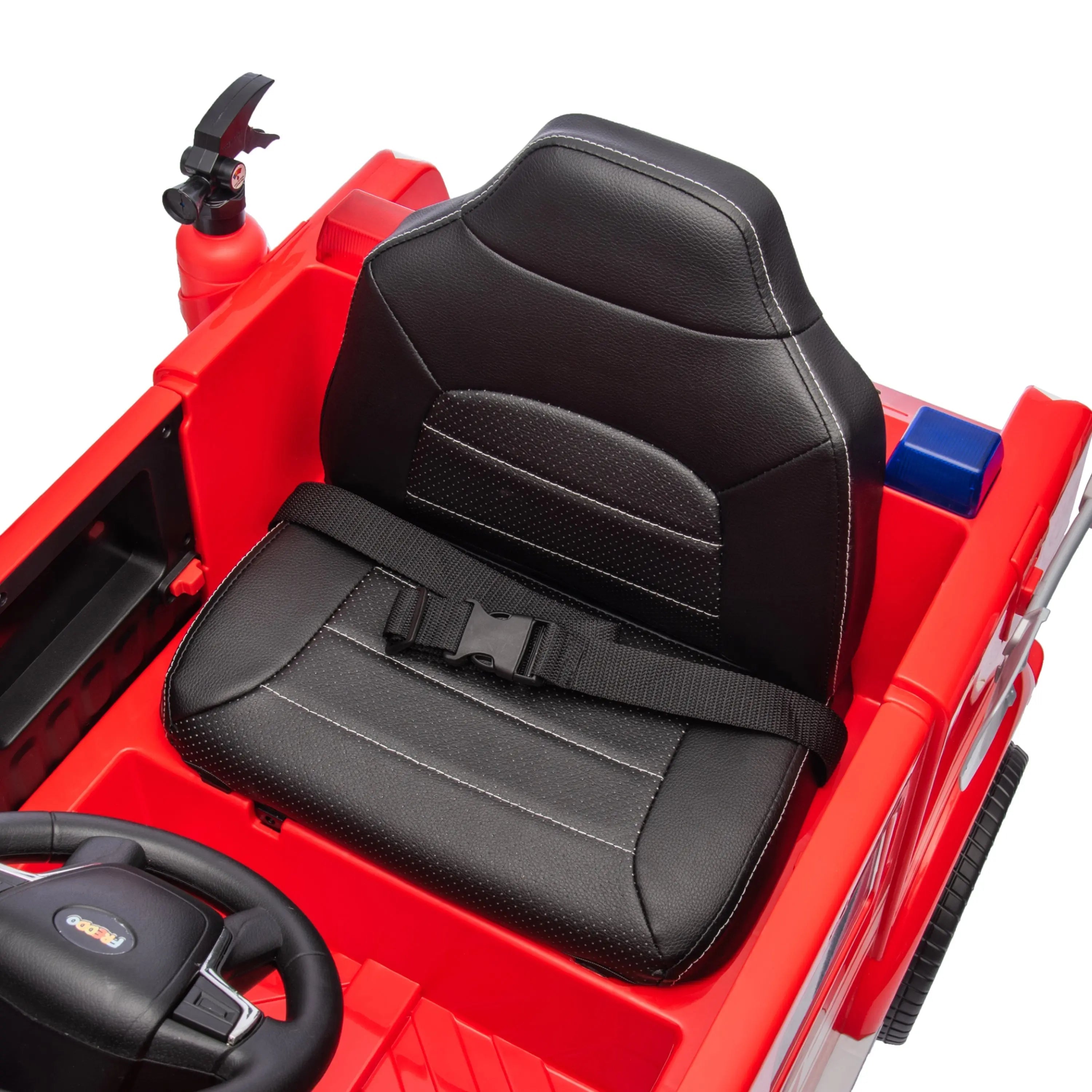 12V Freddo Fire Truck 1 Seater Ride on 