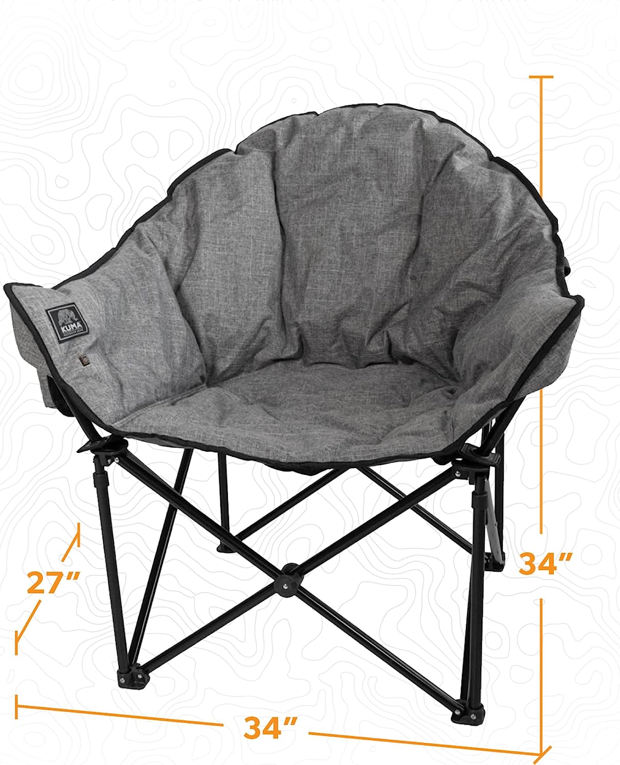Kuma Lazy Bear Heated Chair Single Bluetooth™