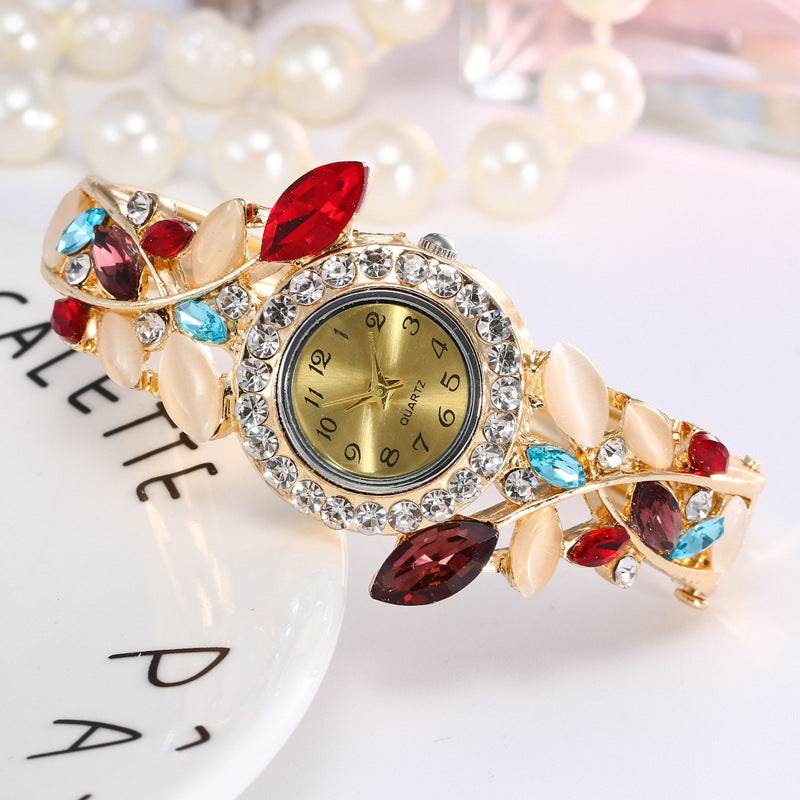 Diamond ladies fashion bracelet women watch 