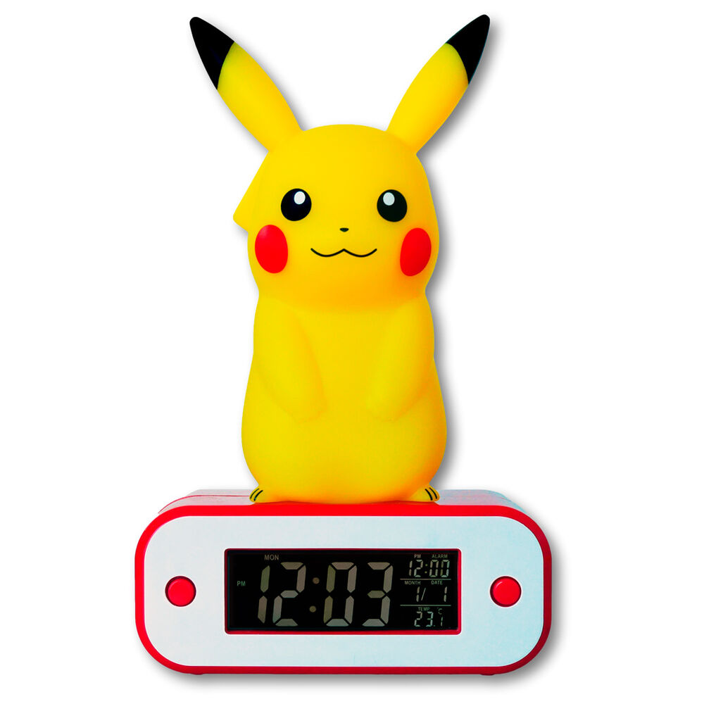 Pikachu Light-Up Alarm Clock Pokémon 