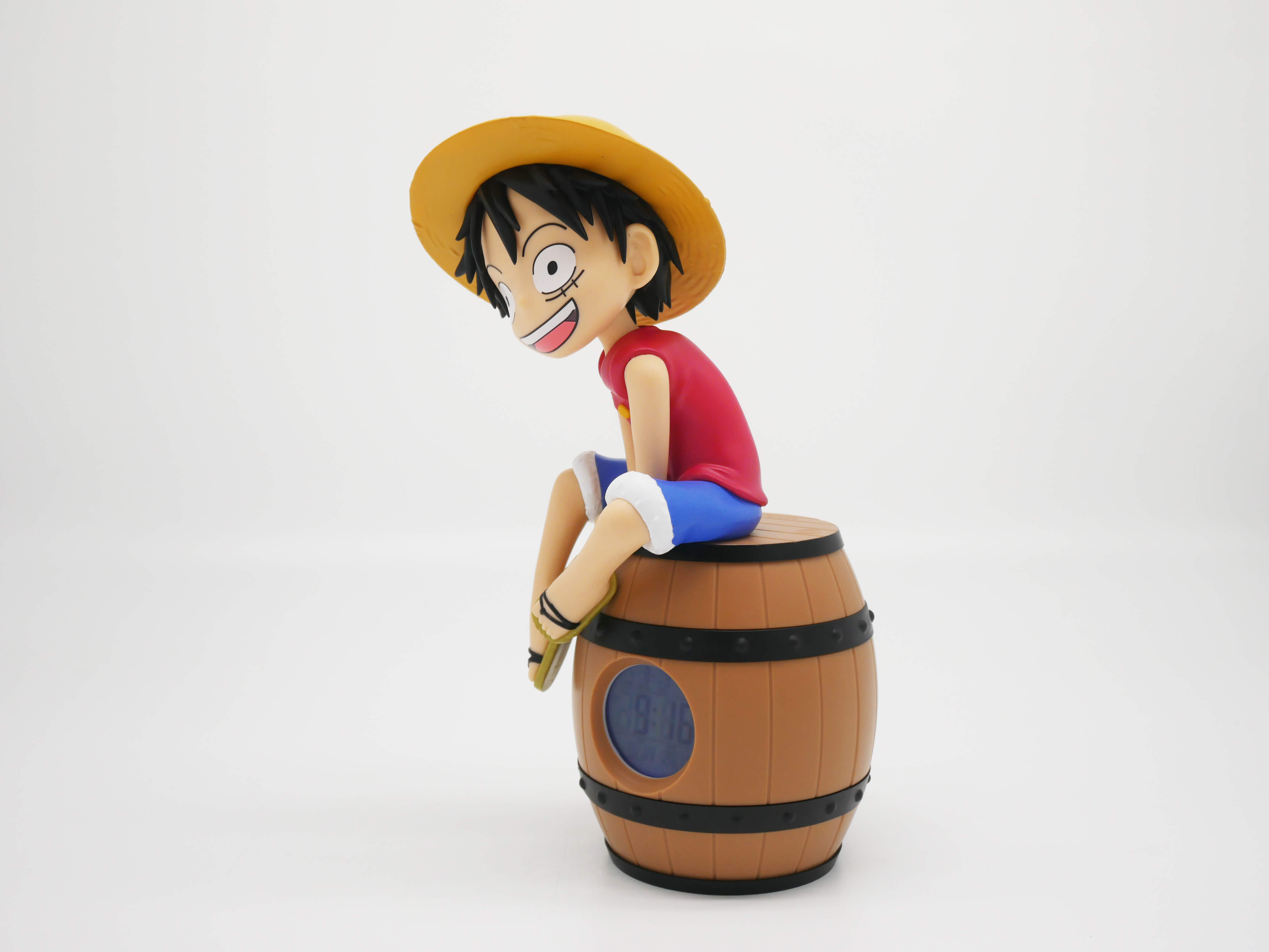 Alarm Clock Luffy on Barrel One Piece 