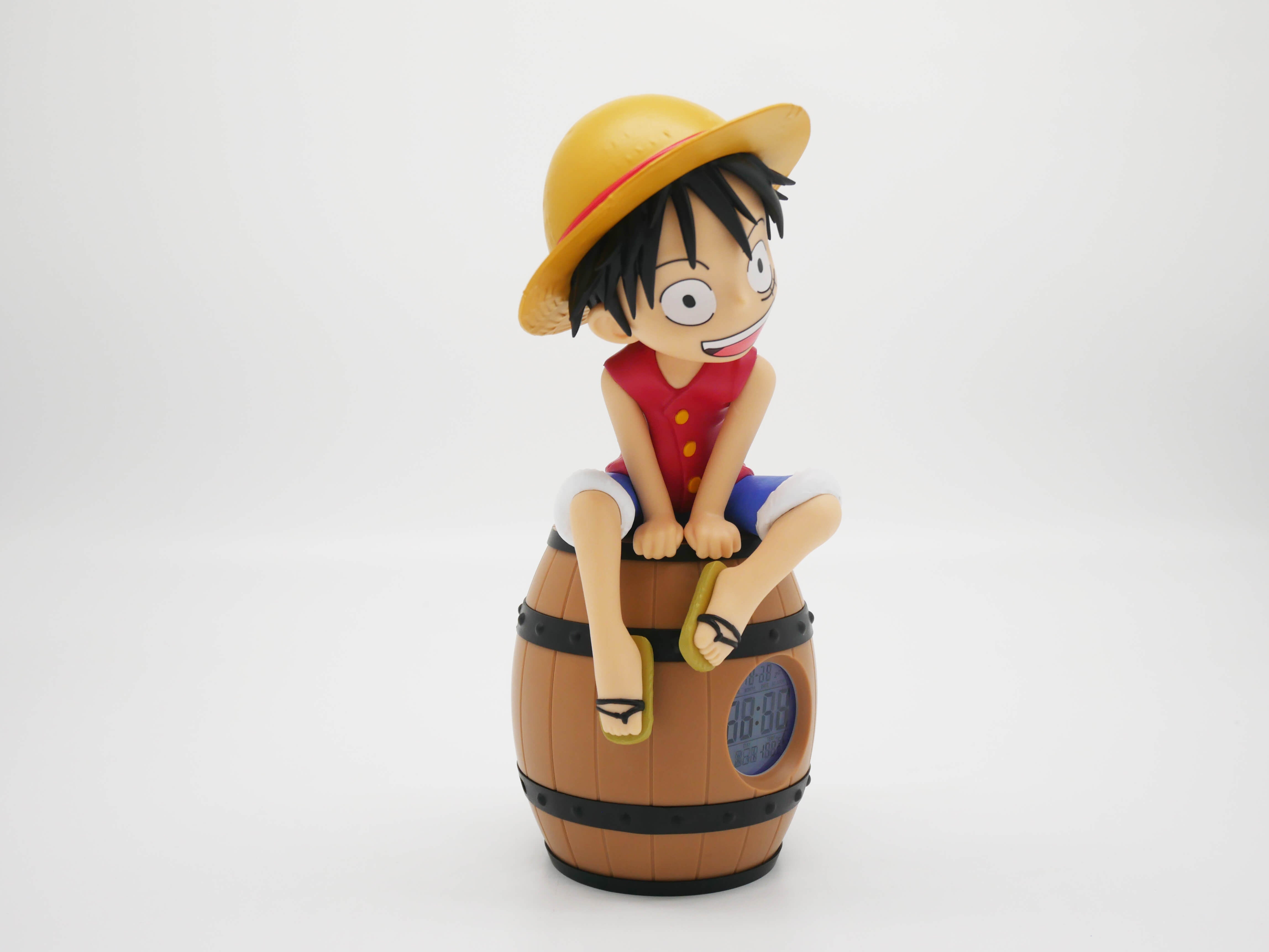 Alarm Clock Luffy on Barrel One Piece 
