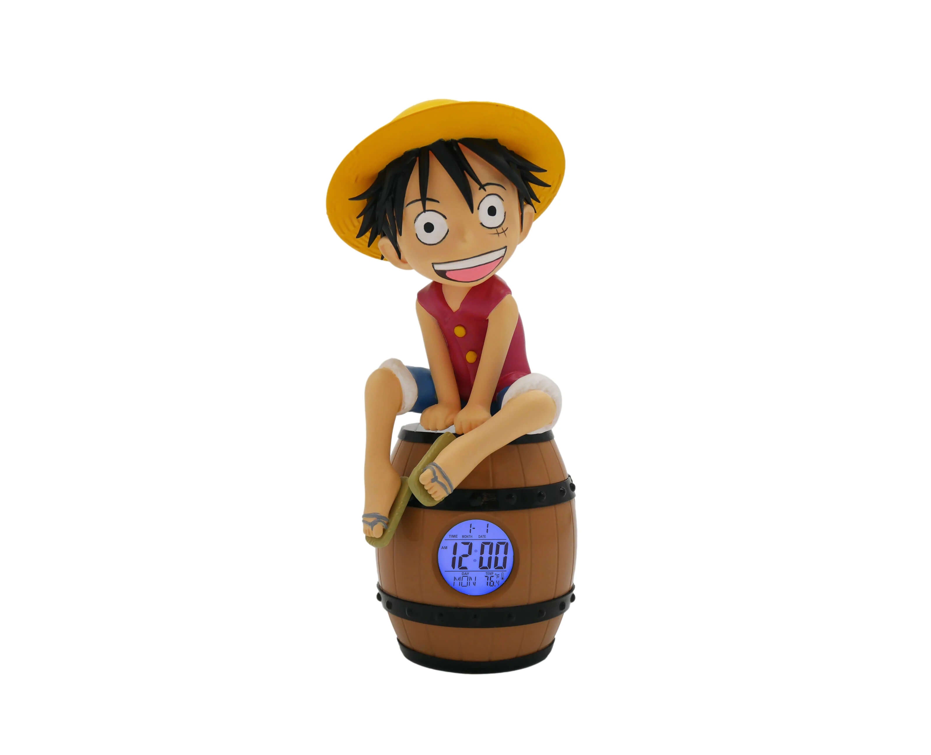 Alarm Clock Luffy on Barrel One Piece 