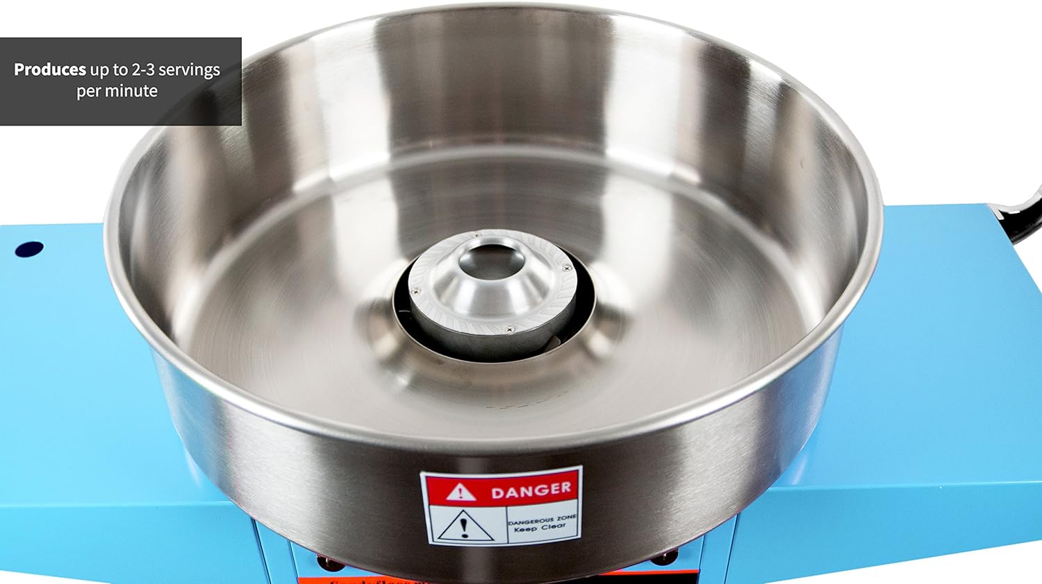 Canadian Flosser Cotton Candy Machine with Cart (Blue) 