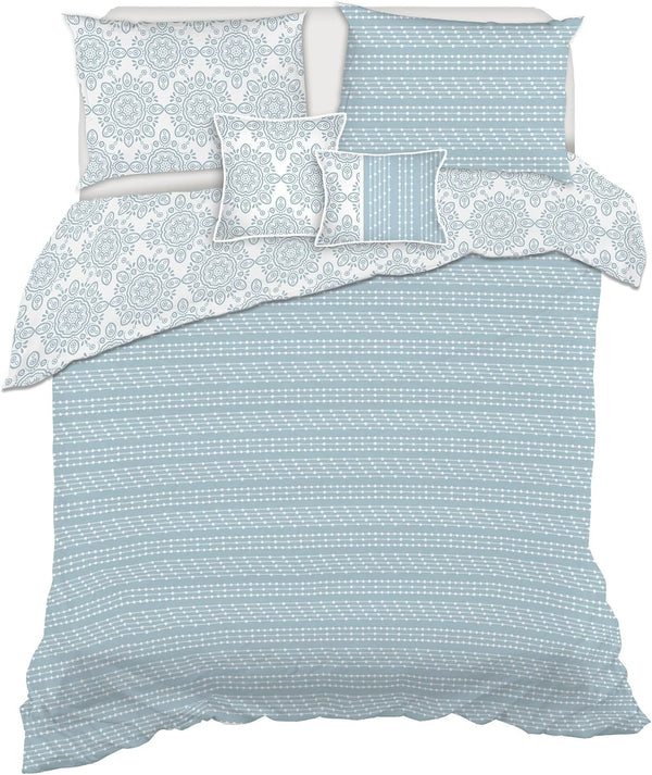 5-Piece Jacquard Comforter Set, Double/Queen, Isabelle