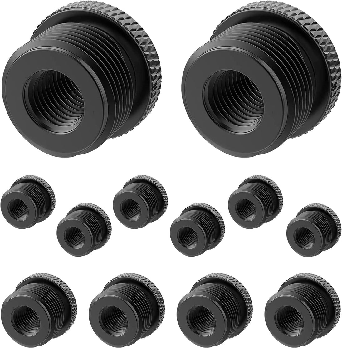 5 Core Mic Stand Adapter 12 Pieces 5/8 Male to 3/8 Female Screw Thread Conversion Connector