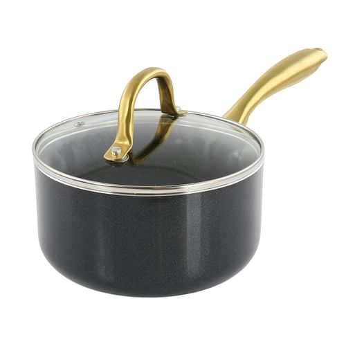 Gibson Home Ellsworth 2.5 Quart Aluminum Nonstick Saucepan With Lid - Free Shipping