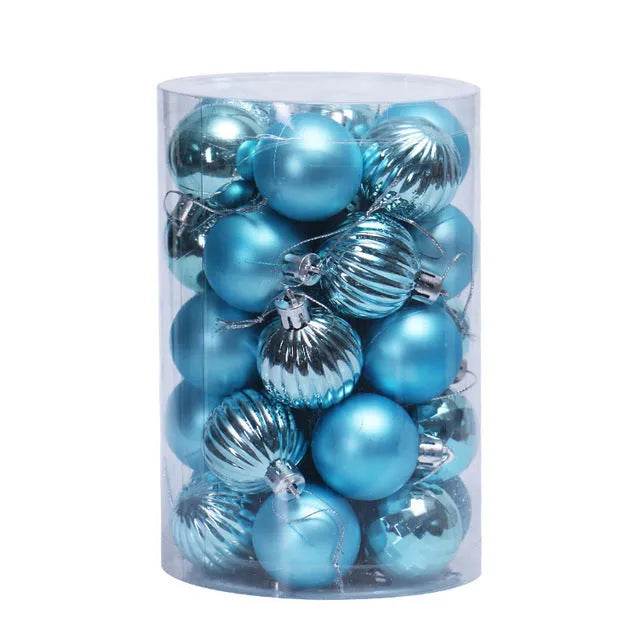 34 Christmas Ball Set 4cm Christmas Ornaments 