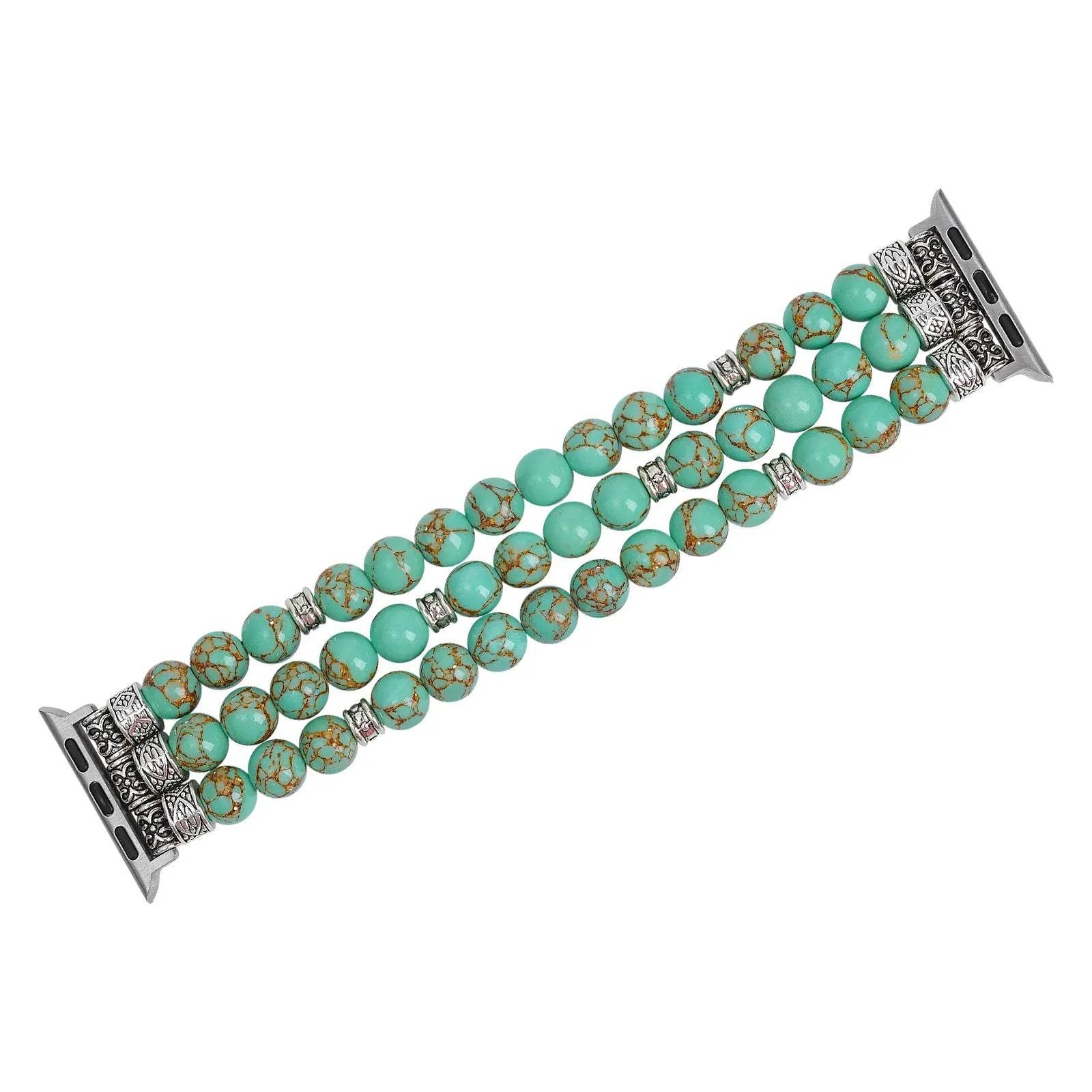 Beaded Bracelet Smart Phone Watch Strap for women 