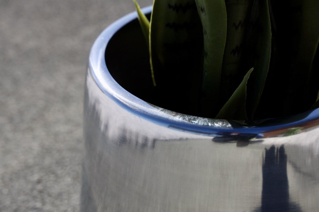 Paola - Brass Floor Planter (Multiple Sizes) 