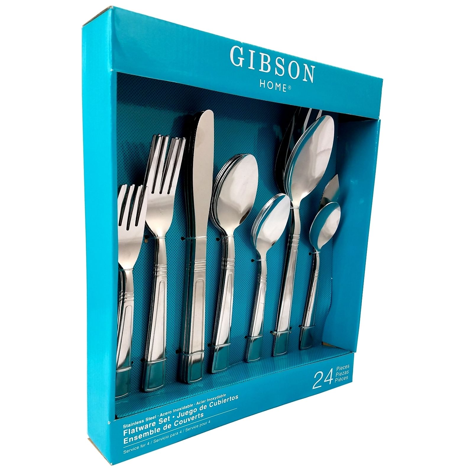 Gibson Home Sefton 24 Piece Flatware Set - Free Shipping