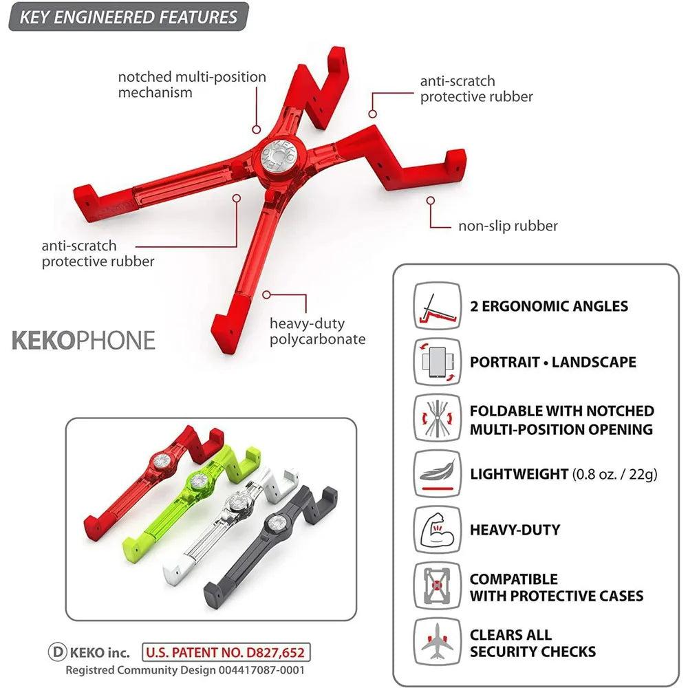 KEKO Support à Téléphone Universel - Noir