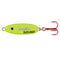 Northland Buck-Shot Rattle Spoons – Vertical Jigging Lure, UV Brightened Finish, Noisy Brass Rattle, Tiger Stripe Pattern, Multi-Species