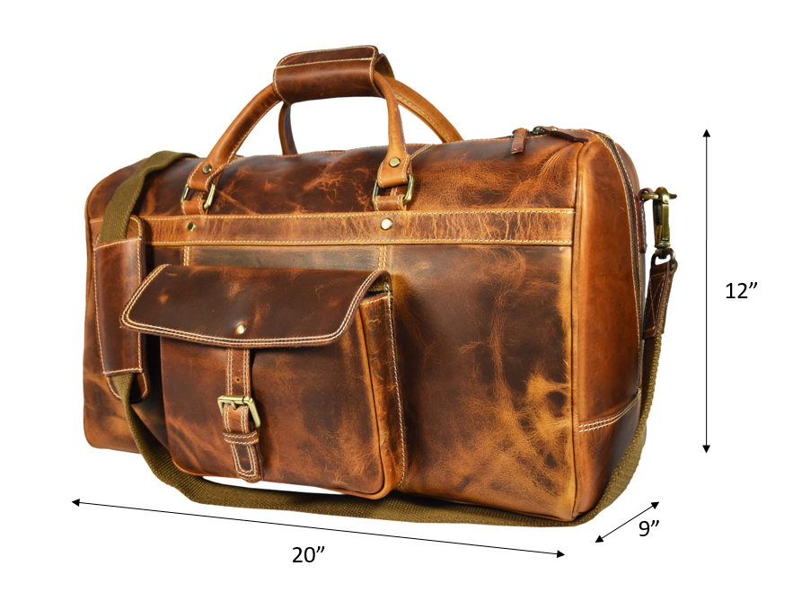 Dawson Leather Travel Bag – Crafted for Timeless Journeys