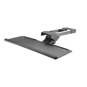 Under Desk Keyboard Tray - Adjustable - Keyboard Drawer - Computer Keyboard Stand - Keyboard Shelf 26.4in W - Keyboard Shelf 