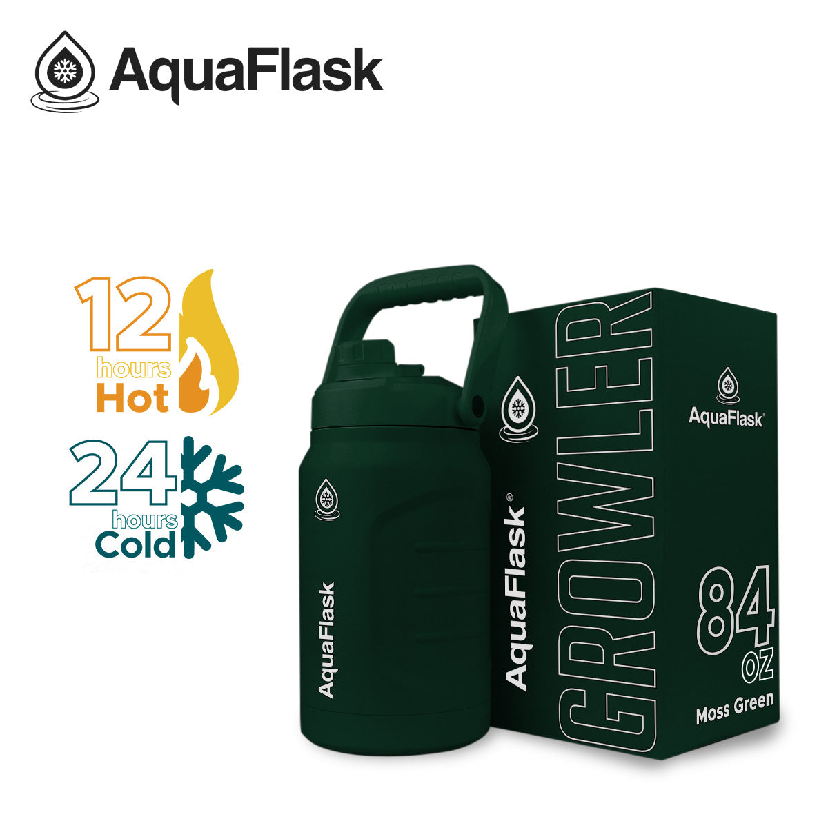 AquaFlask Original Vacuum Insulated Water Bottles 2484 ml (84oz) 