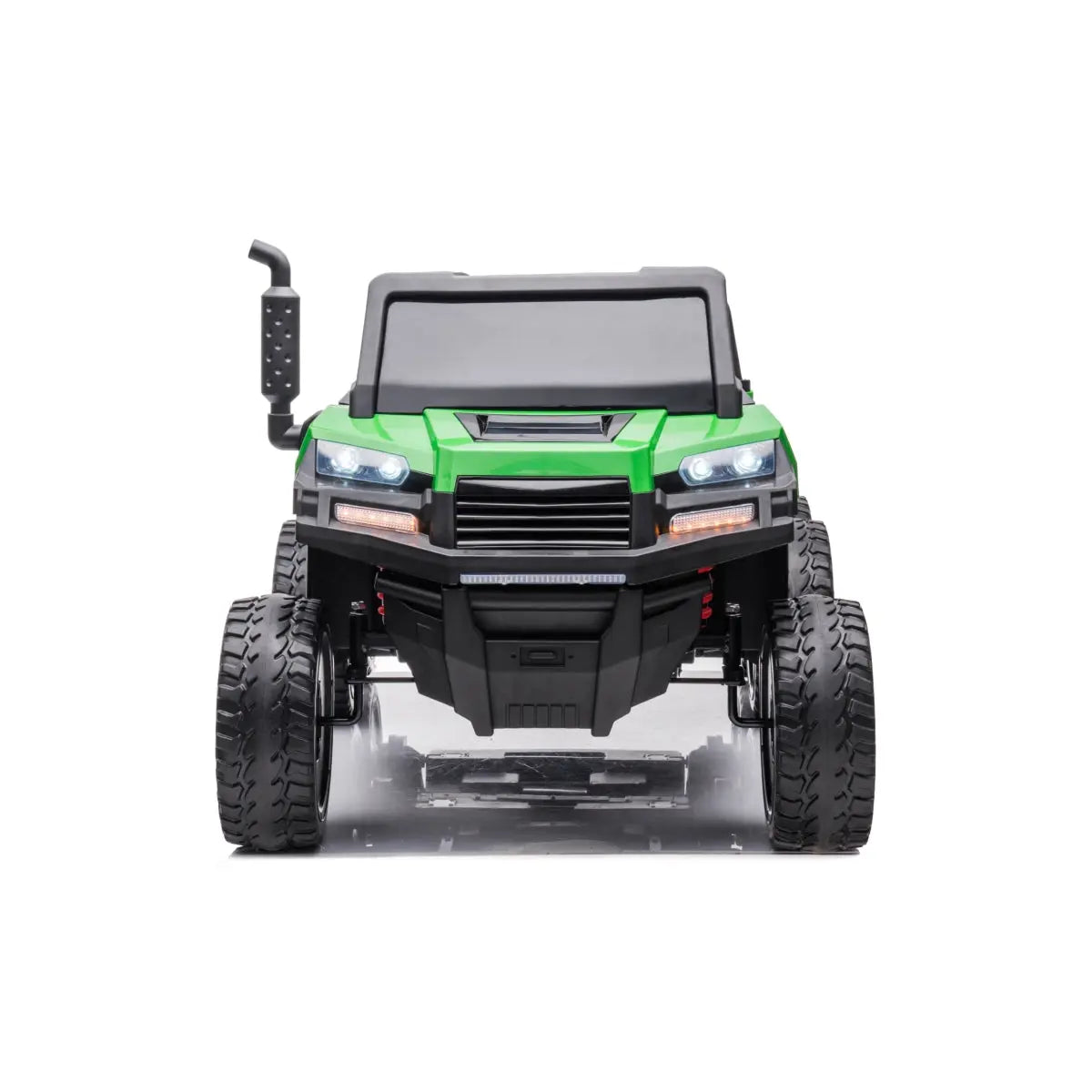 24V 6 Wheeler Freddo Tractor Trailer 2 Seater Ride-on with Dump Cart and Parental Remote 