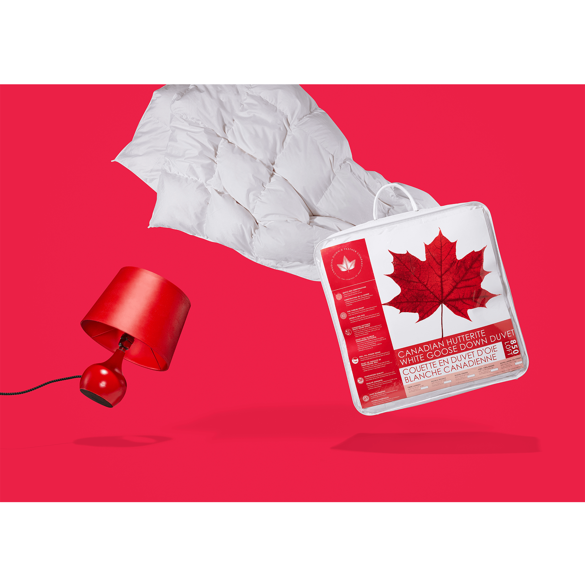 850 Loft Hutterite Goose Down Duvet 