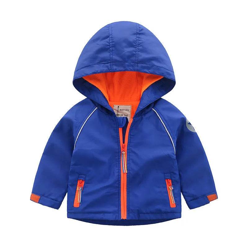 Boys' Hooded  Autumn  Clothing Children's Fleece Jacket 