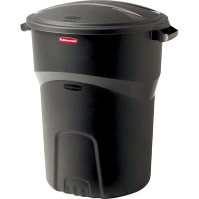 Rubbermaid Roughneck Garbage Can  Indoor/Outdoor - Black 121L / 32GAL 